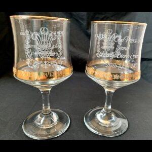 royal wedding glasses