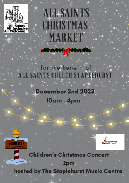 All Saints Christmas Market Poster