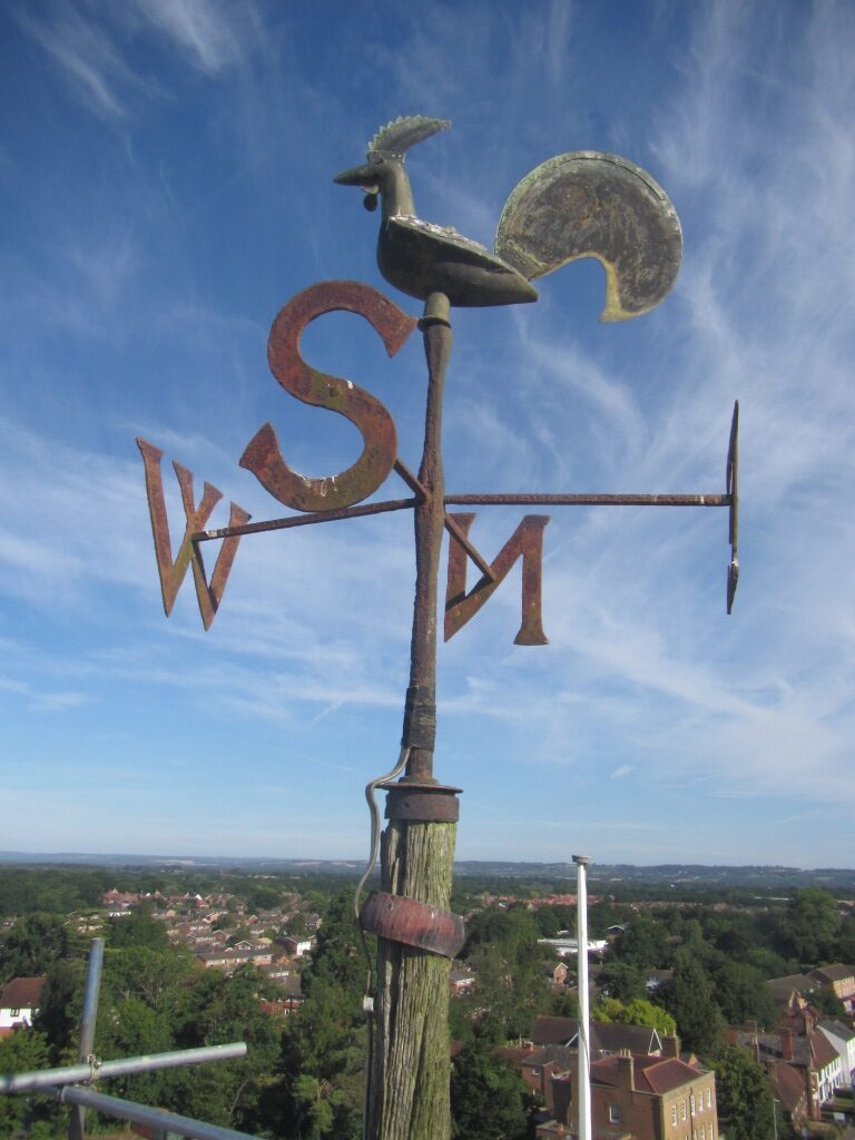 Weathervane atop All Saints