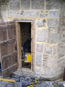 Tower stone work