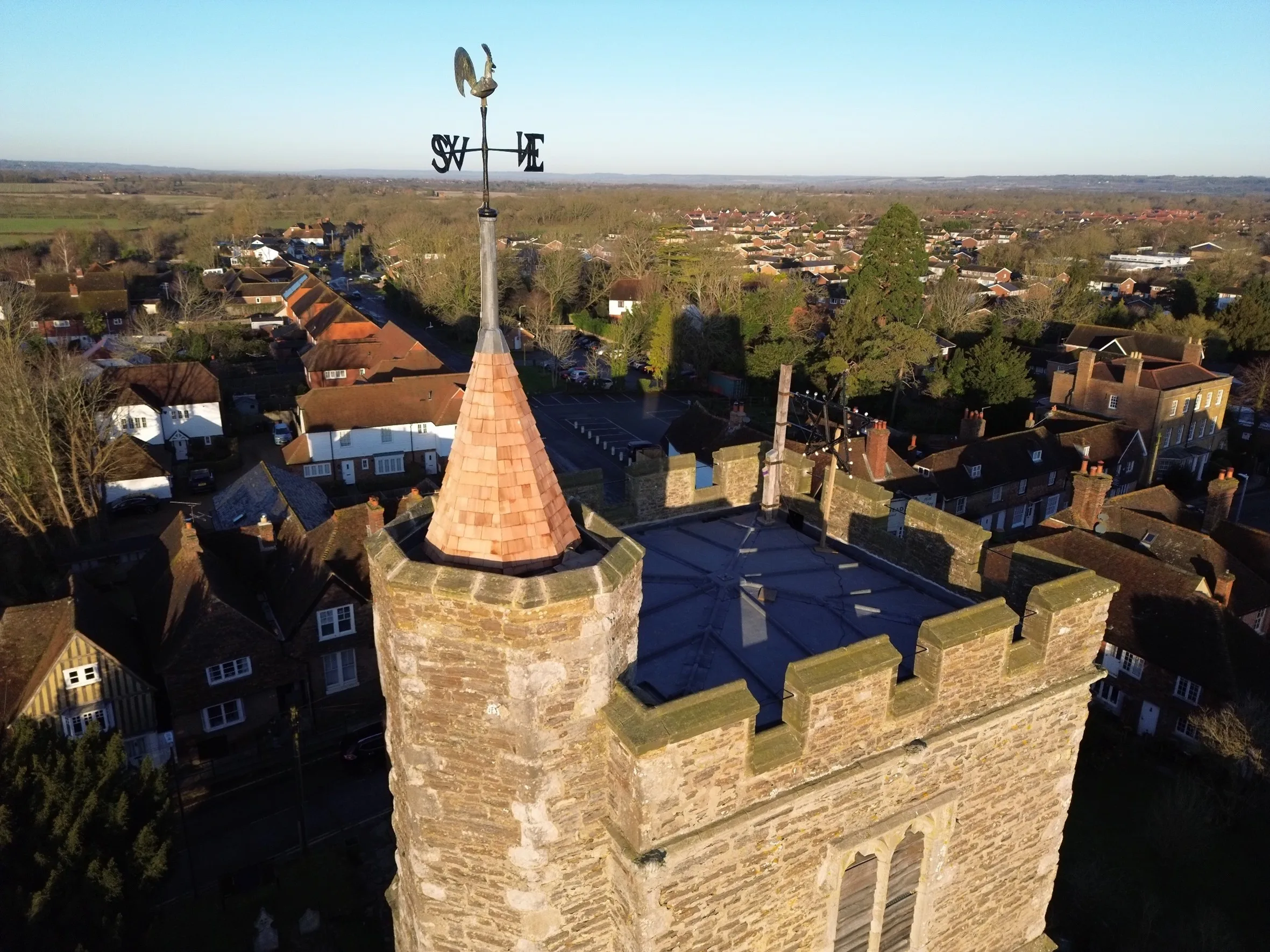 All Saints Tower after works completed
