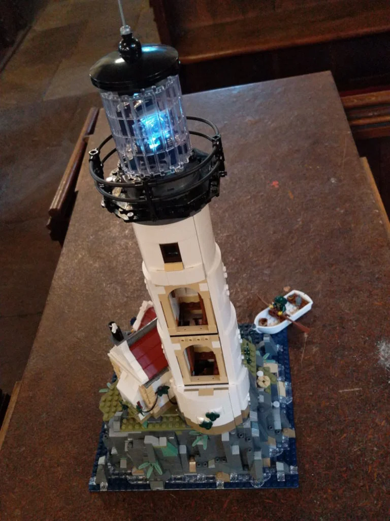 Build No. 1 Lighthouse with rotating light