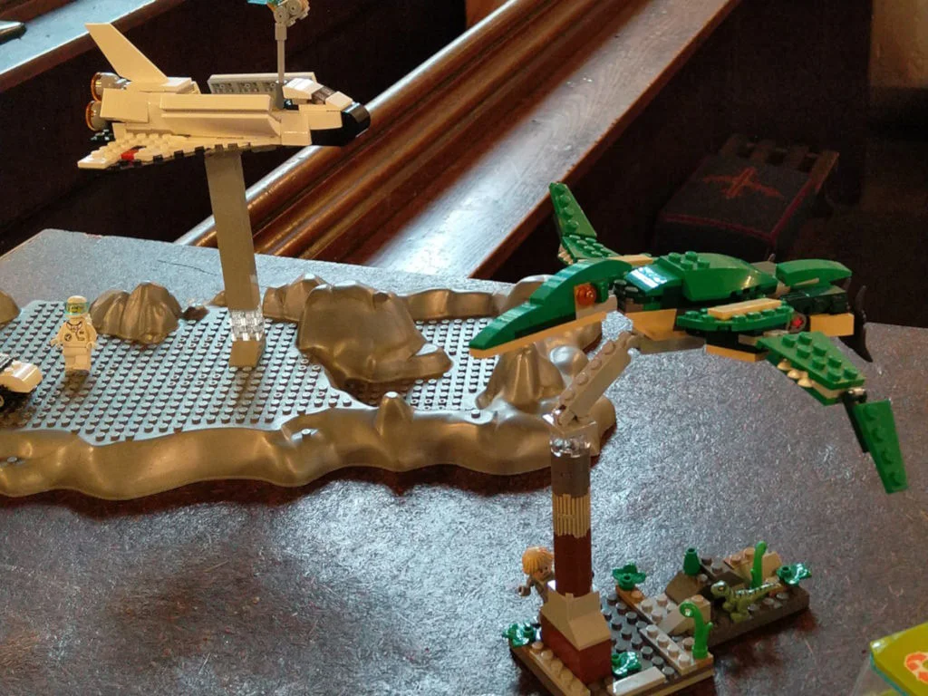 Build No. 19 Pterodactyl and Space Shuttle