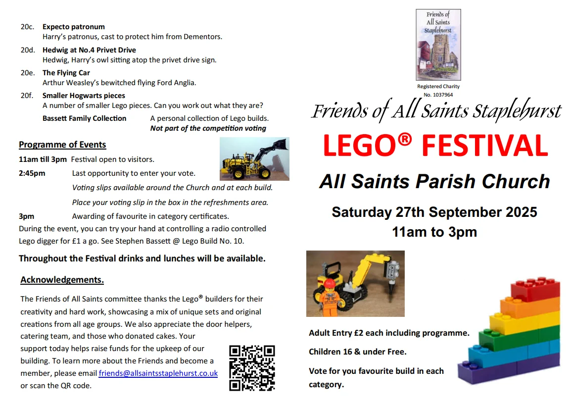 2025 LEGO® Festival Programme